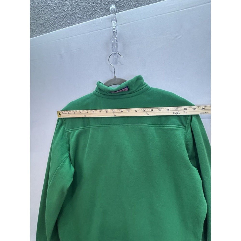Vineyard Vines Women's Shep Shirt Quarter Zip Green Pullover Size S - Picture 7 of 12